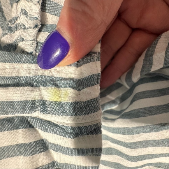 dRA Los Angeles Striped Cotton Parachute Pants & Top Set – Size L Quiet Luxury - Picture 15 of 16